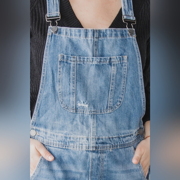 Black Label Boyfriend Fit Overalls | NWT | New With Tags | small - Picture 10 of 16